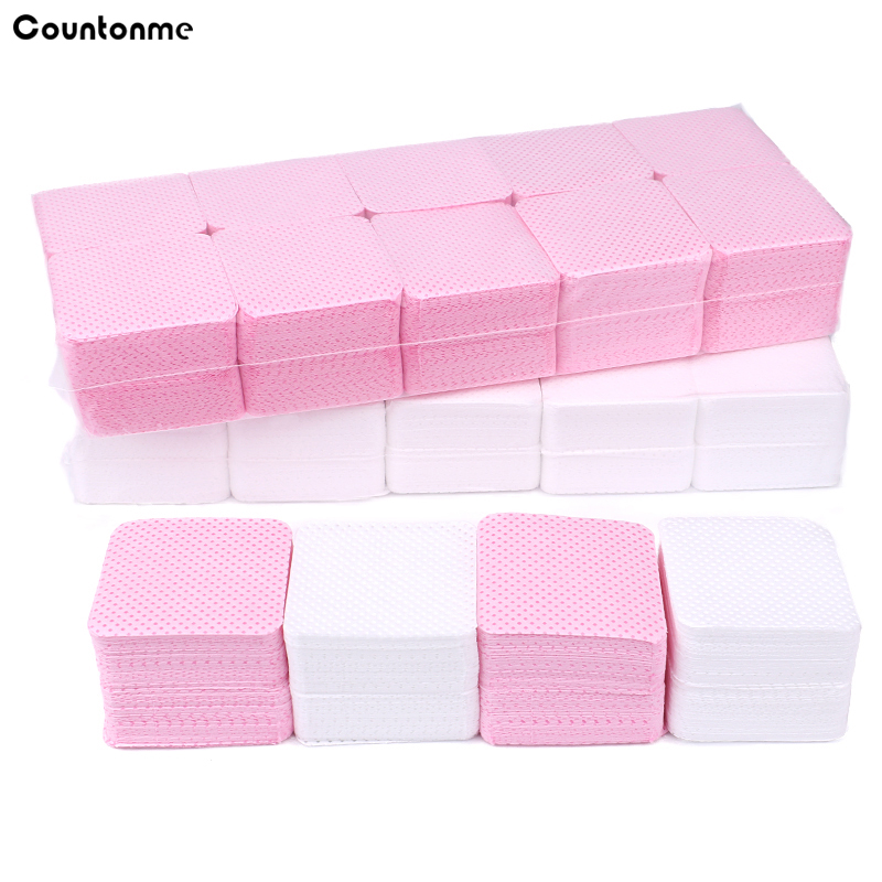 Nail Art Remover - 1000 pçs algodão unha polonês removedor
