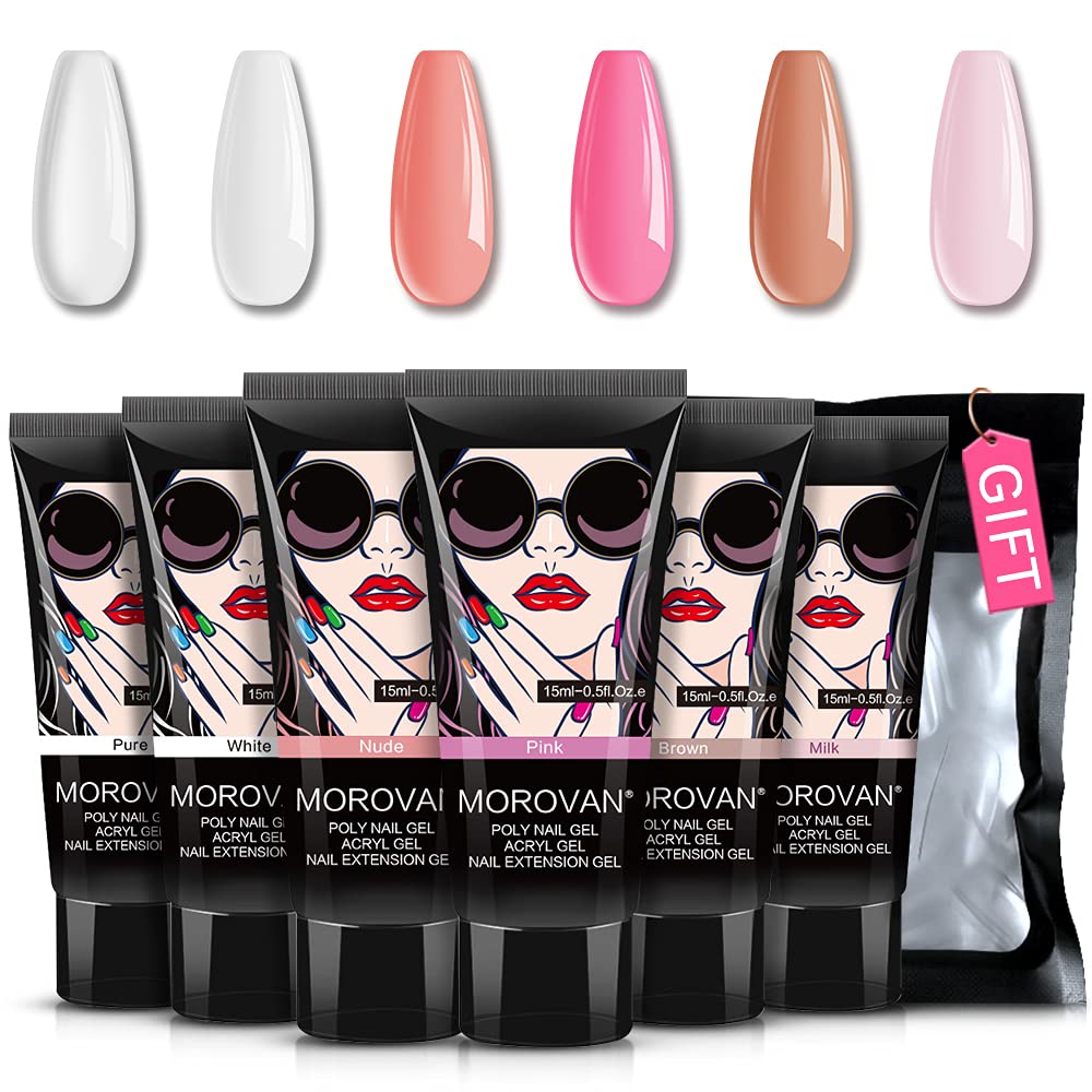 Polygel Nail Kit - Jogo poli do gel do prego-6