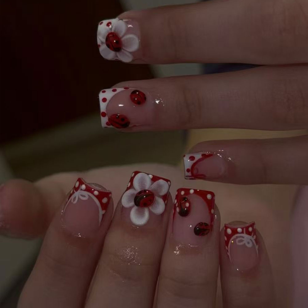 Nail Art Press On - 24 peças por conjunto. Adesivos de