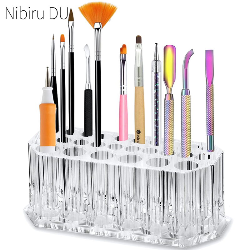 Nail Art Vector - Organizador de pincéis de unhas acrílicos