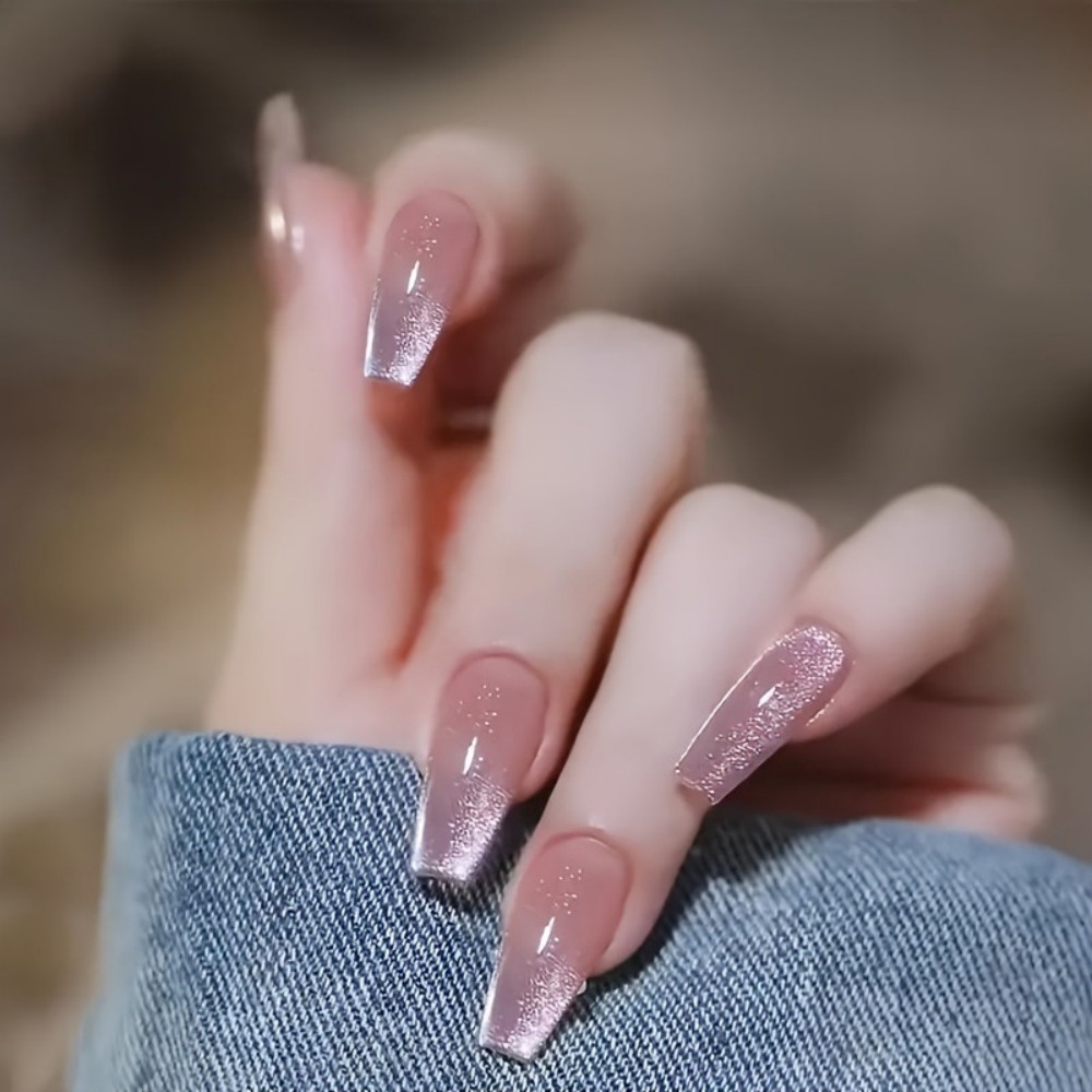 Nail Art Design - 24 Unidades de Unhas Postiças Longas