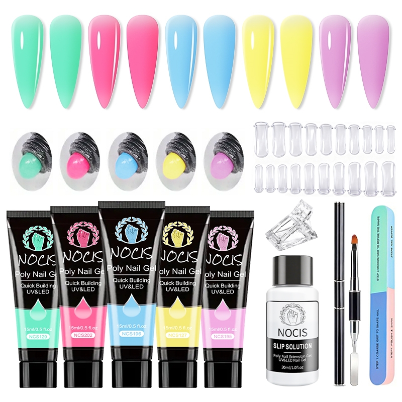 Polygel Nail Kit - Kit de Gel para Unhas NOCIS