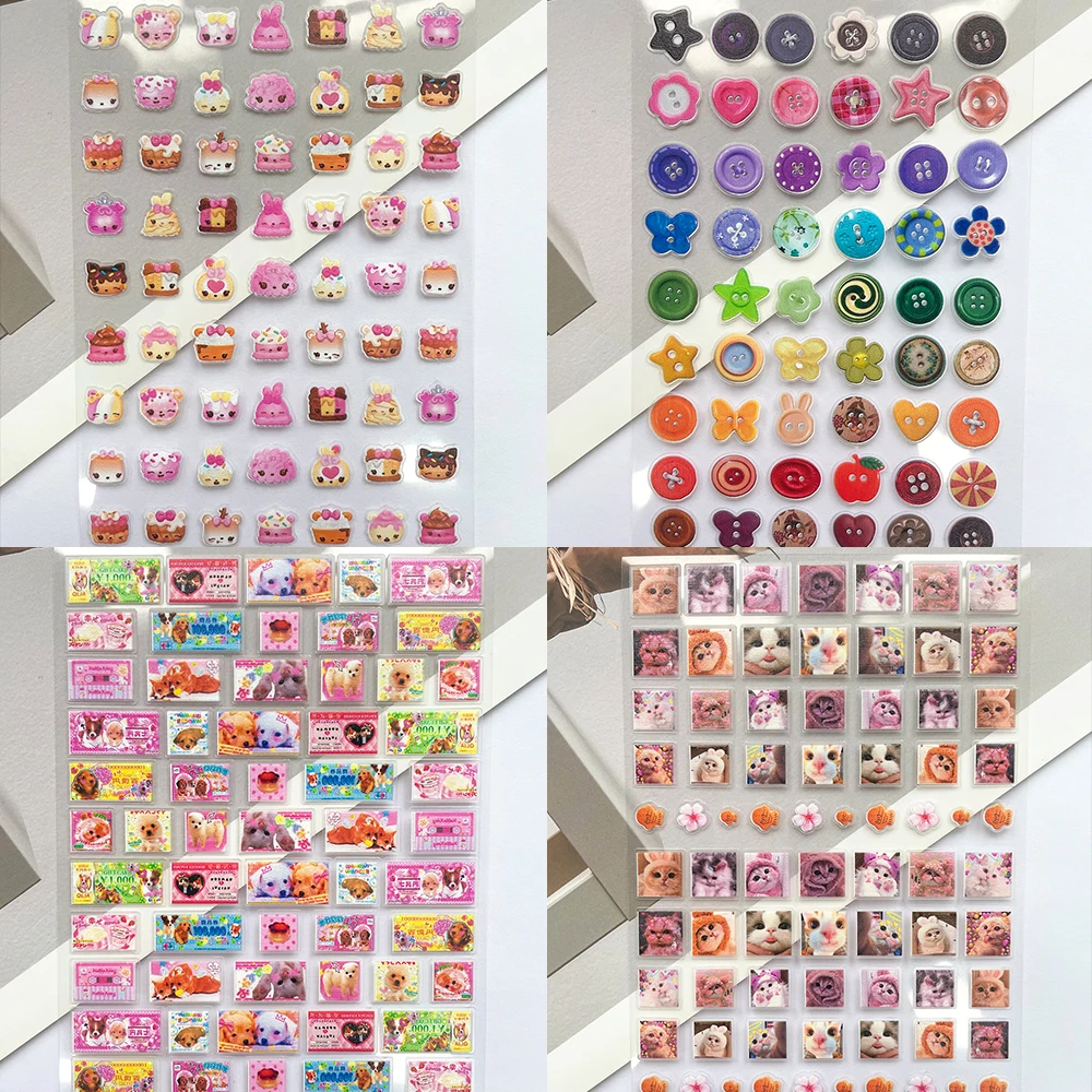Nail Art Design - Mini Adesivos de PVC Engraçados de
