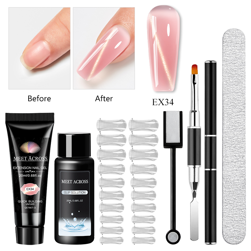 Polygel Nail Kit - Kit de Extensão de Unhas em