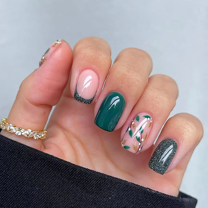24 pçs unhas falsas reutilizáv - Nail Art Press On avaliação e preço
