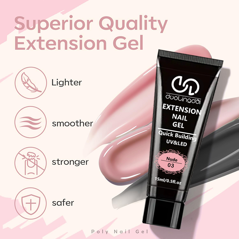 Kit de Gel para Extensão de Un - Polygel Nail Kit avaliação e preço