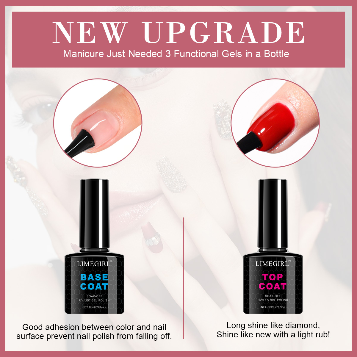 Conjunto de gel poli para exte - Polygel Nail Kit avaliação e preço