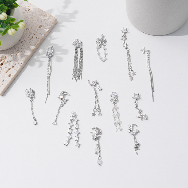 1pc longo borla decoração da a - Nail Art Xxl avaliação e preço