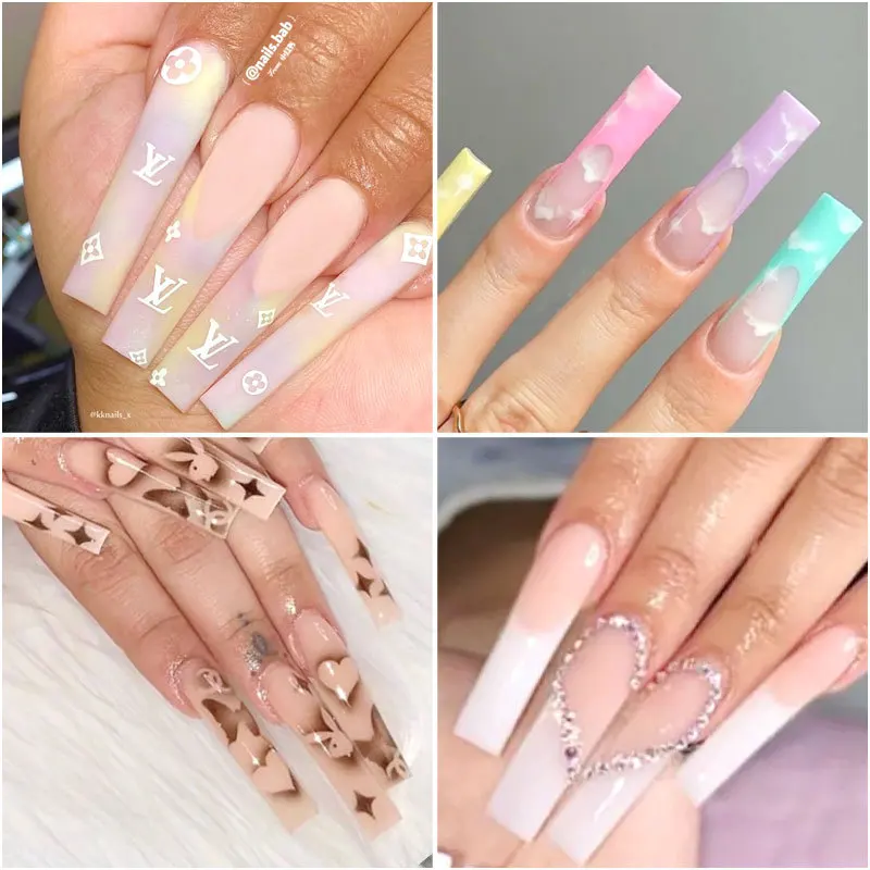 240 pçs/caixa xxl pontas de un - Nail Art Xxl avaliação e preço