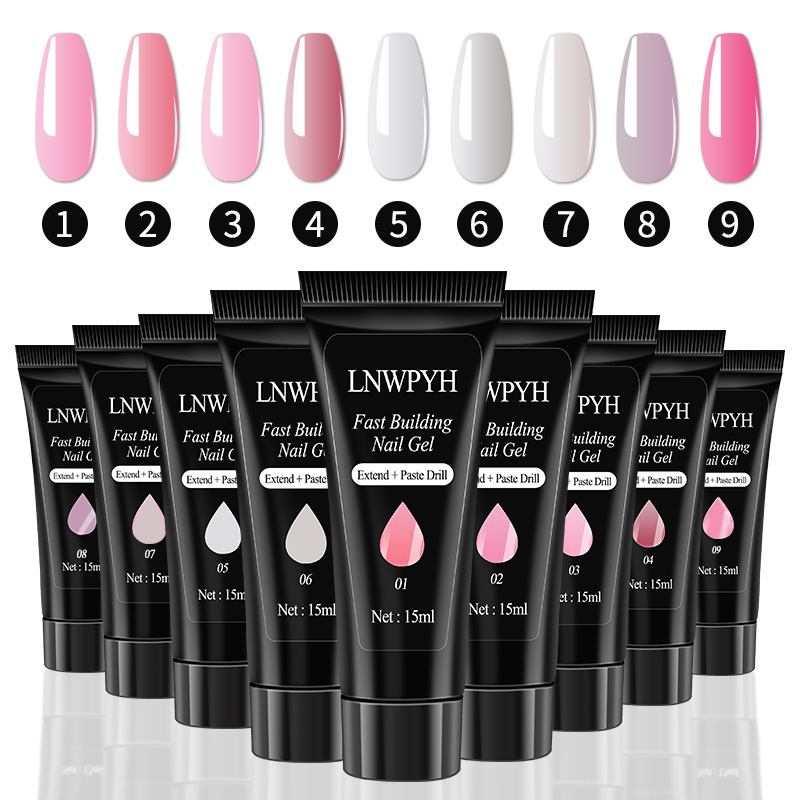 Conjunto de esmalte em gel, ki - Polygel Nail Kit avaliação e preço