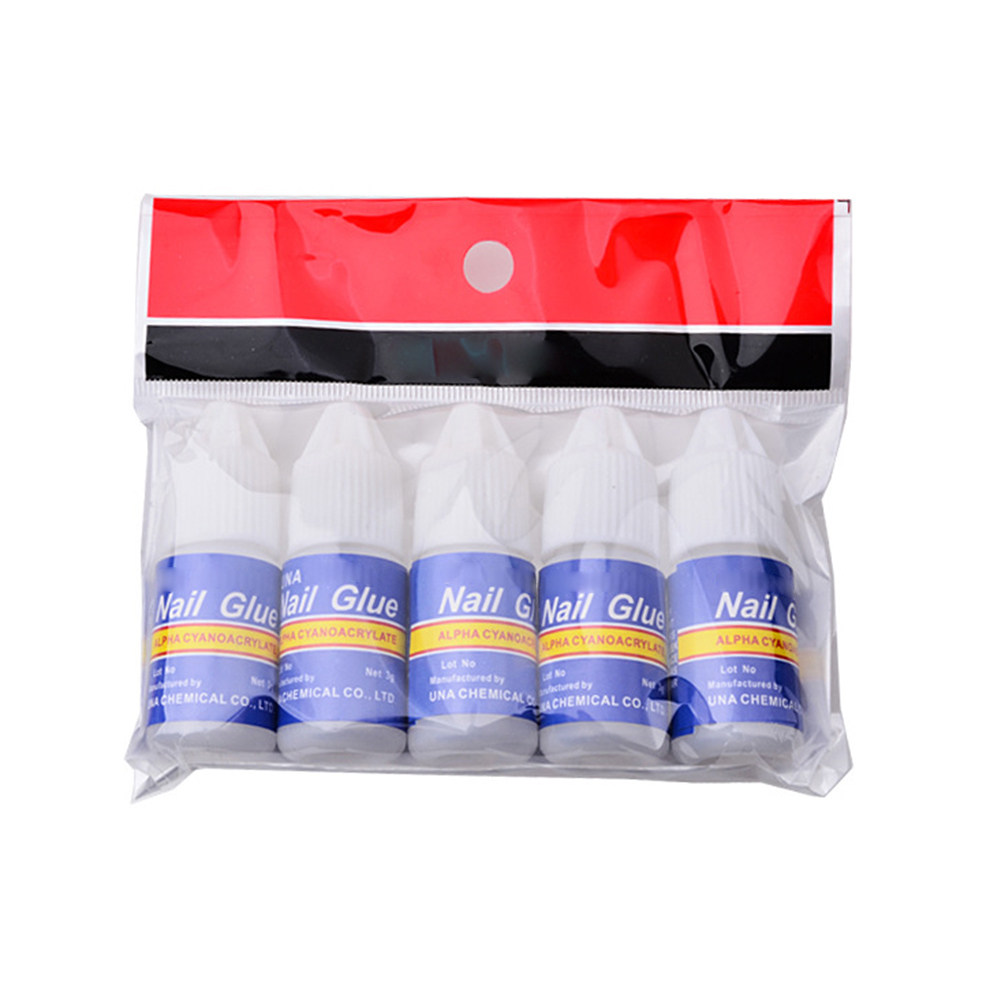 Cola para unhas 3g, 5 peças, s - Nail Art Natural avaliação e preço