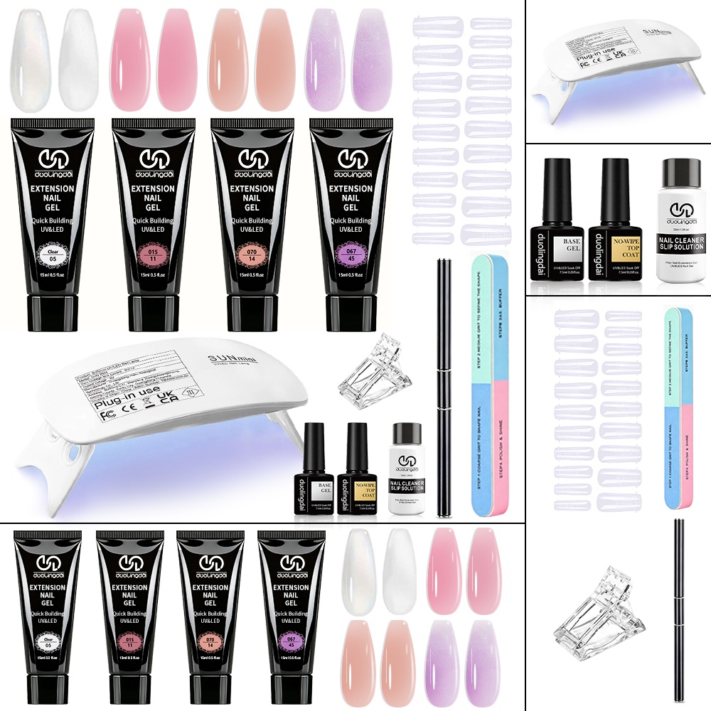 Kit de Extensão de Unhas em Ge - Polygel Nail Kit avaliação e preço