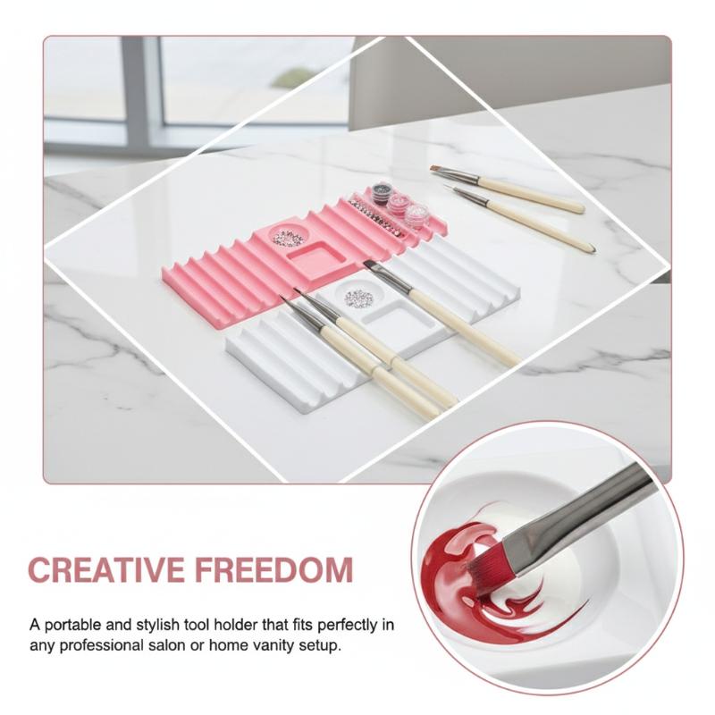 Paleta Reutilizável para Nail  - Nail Art Vector avaliação e preço