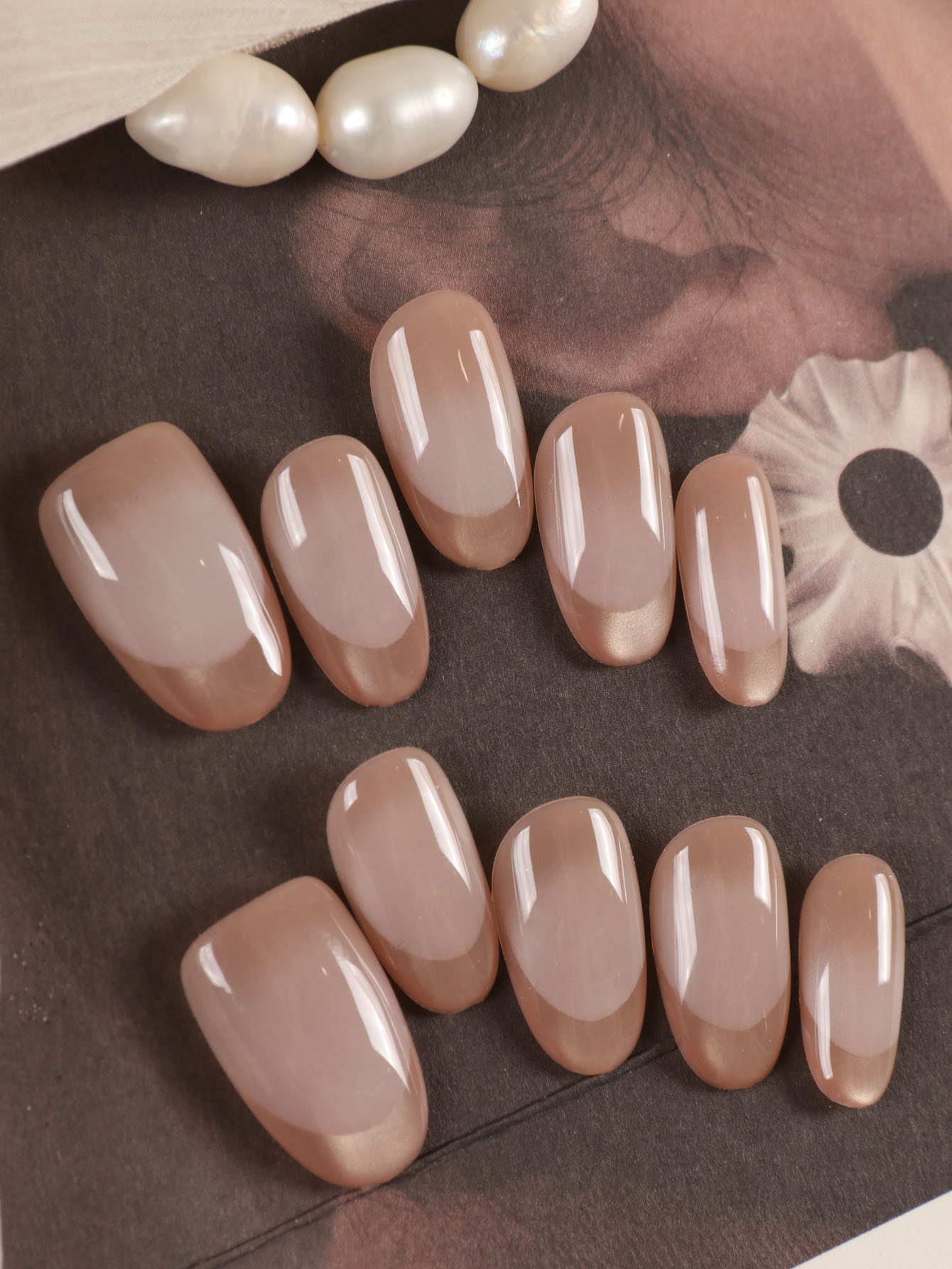 10 Unidades de Unhas Postiças  - Nail Art Press On avaliação e preço