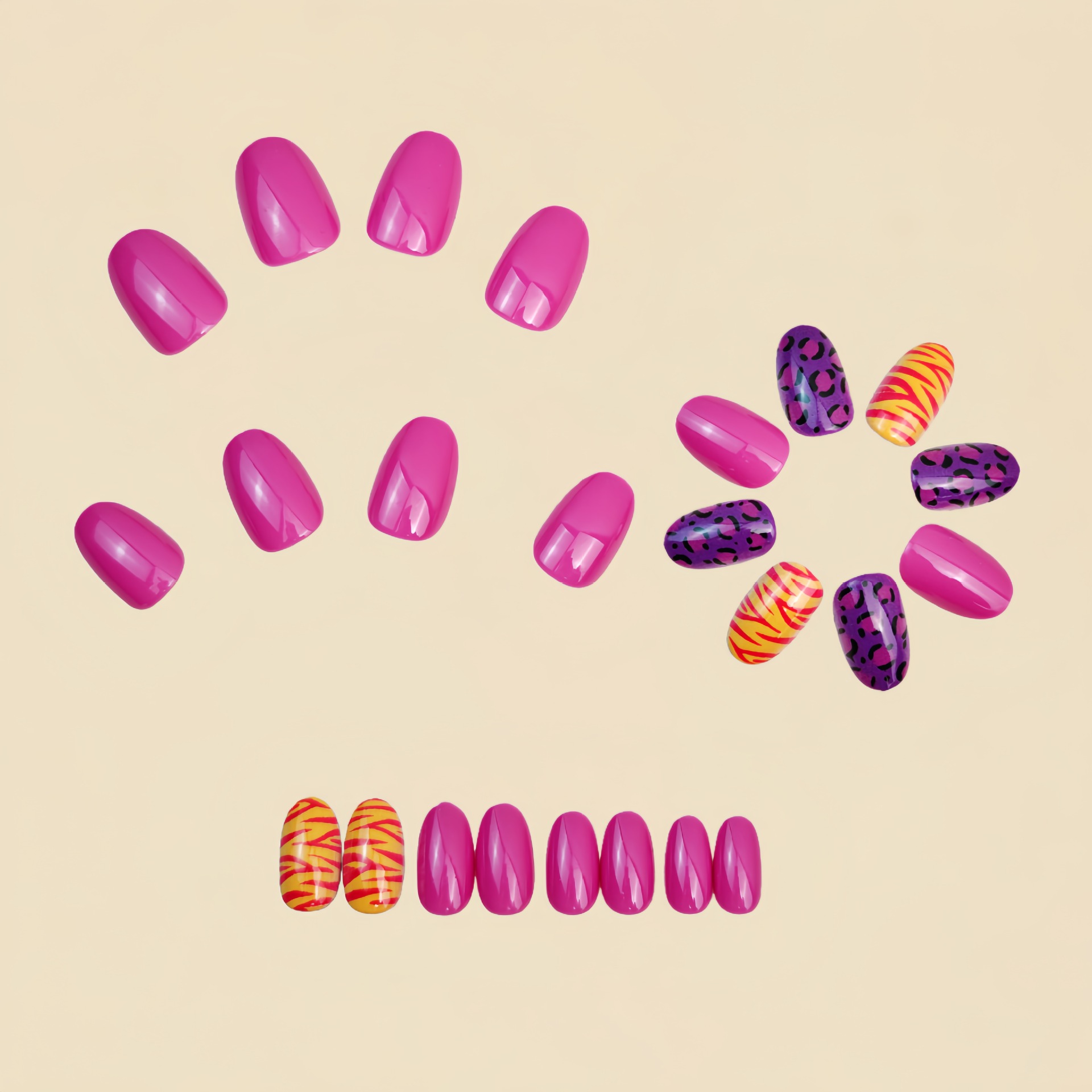 Unhas falsas longas e curtas p - Nail Art Design avaliação e preço