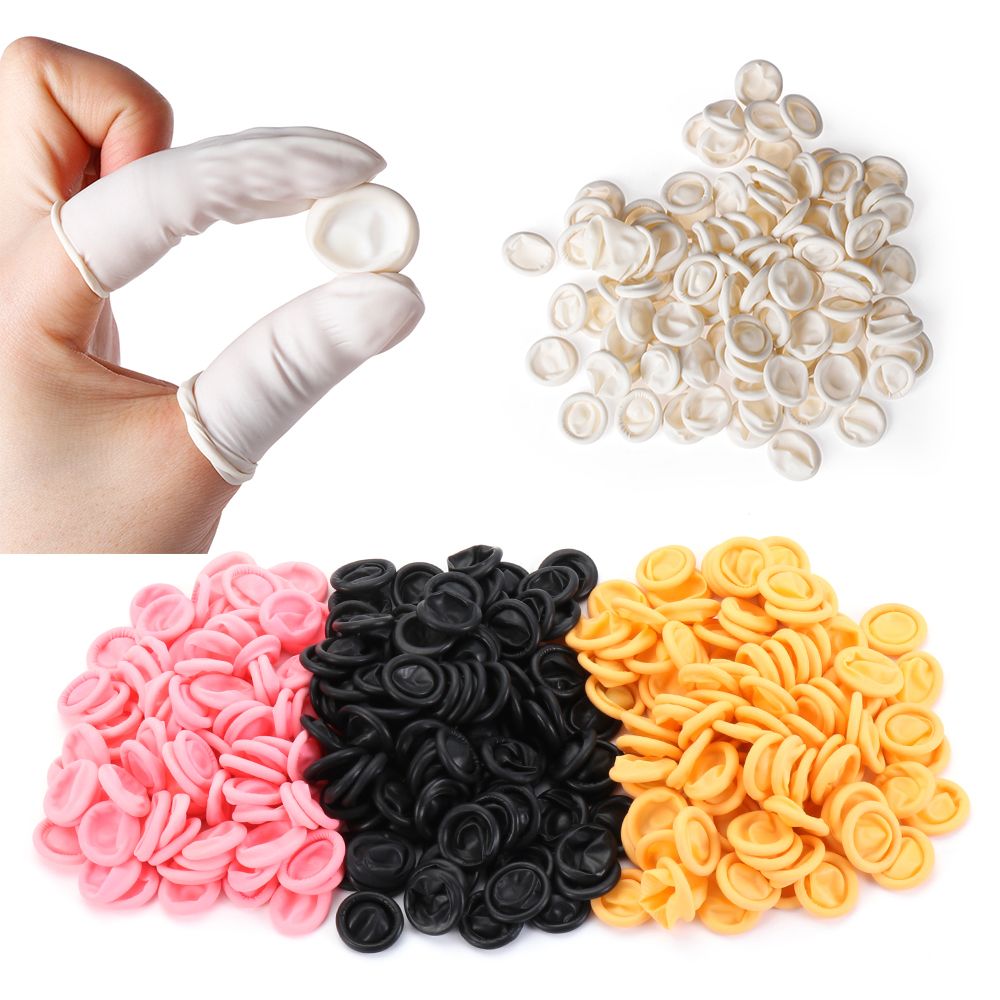 Luvas descartáveis de borracha - Nail Art Natural avaliação e preço