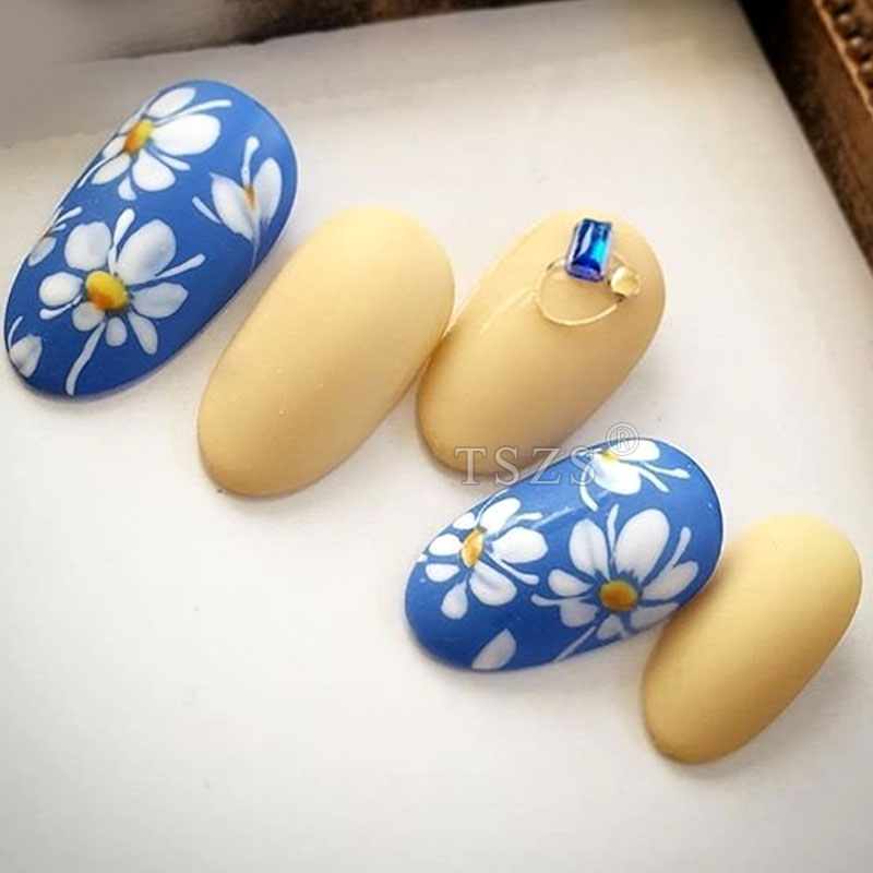 Tszs 200 pçs curto médio oval  - Nail Art Vector avaliação e preço