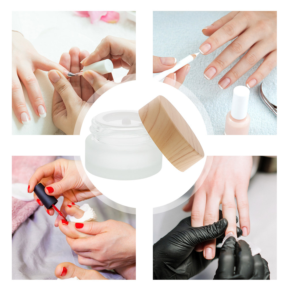 Copo Premium de Madeira e Vidr - Nail Art Remover avaliação e preço