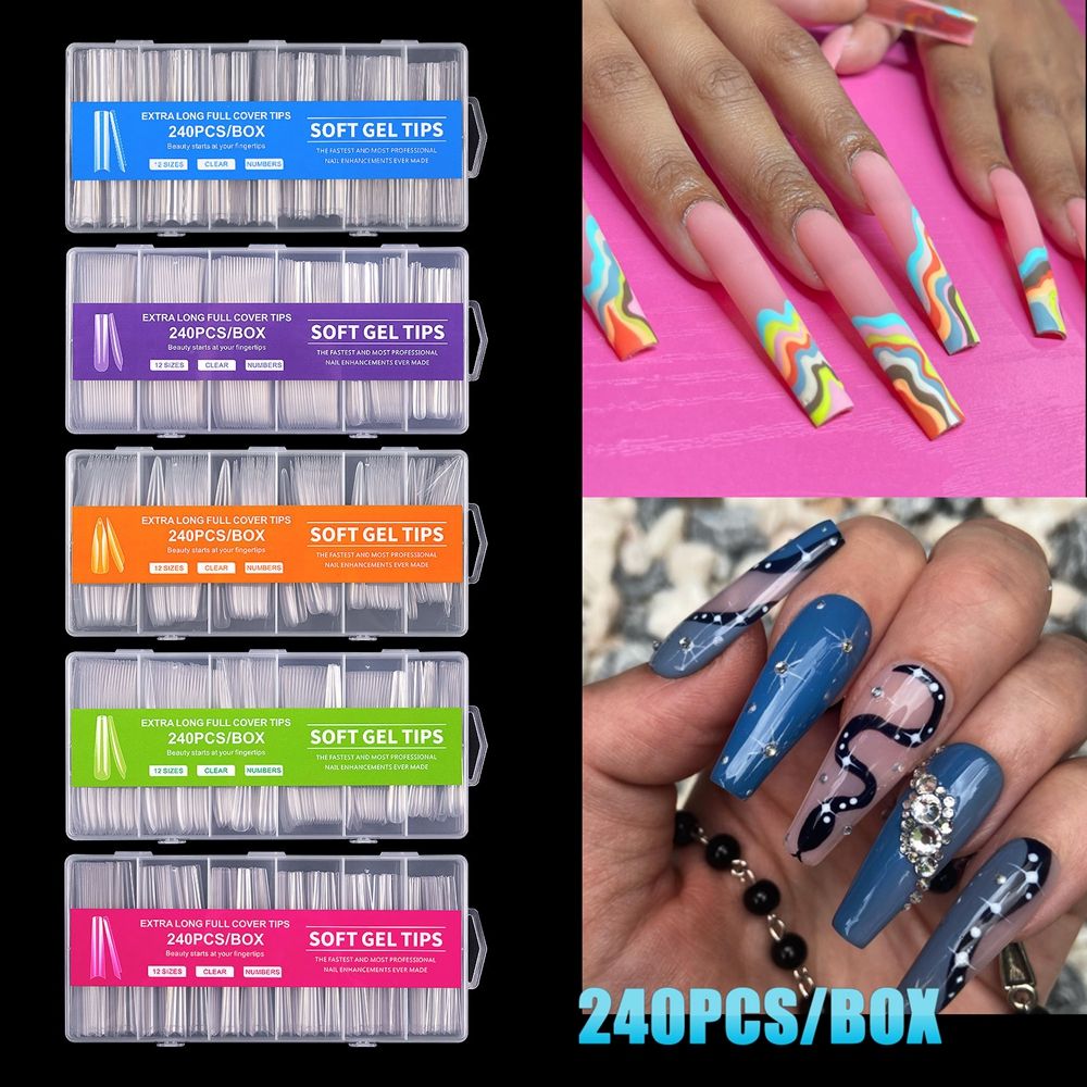 Unhas Postiças XXL de Acrílico - Nail Art Xxl avaliação e preço