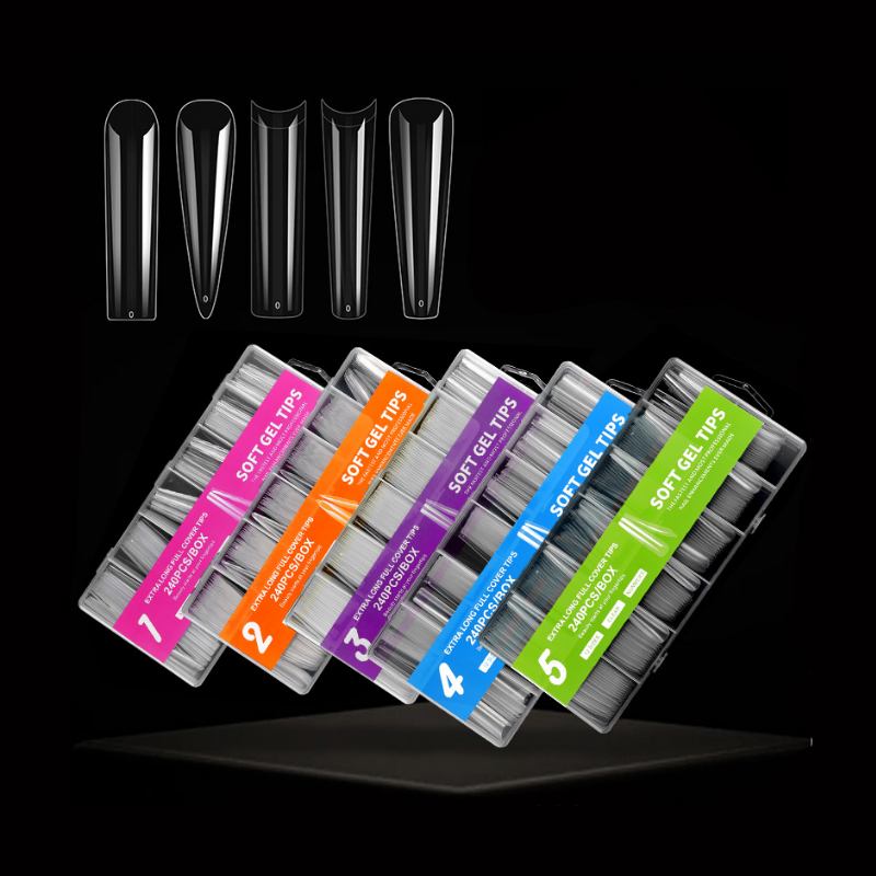 240 pçs xxl unhas falsas super - Nail Art Xxl avaliação e preço