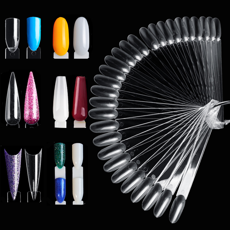 50 pçs dicas falsas para exibi - Nail Art Vector avaliação e preço