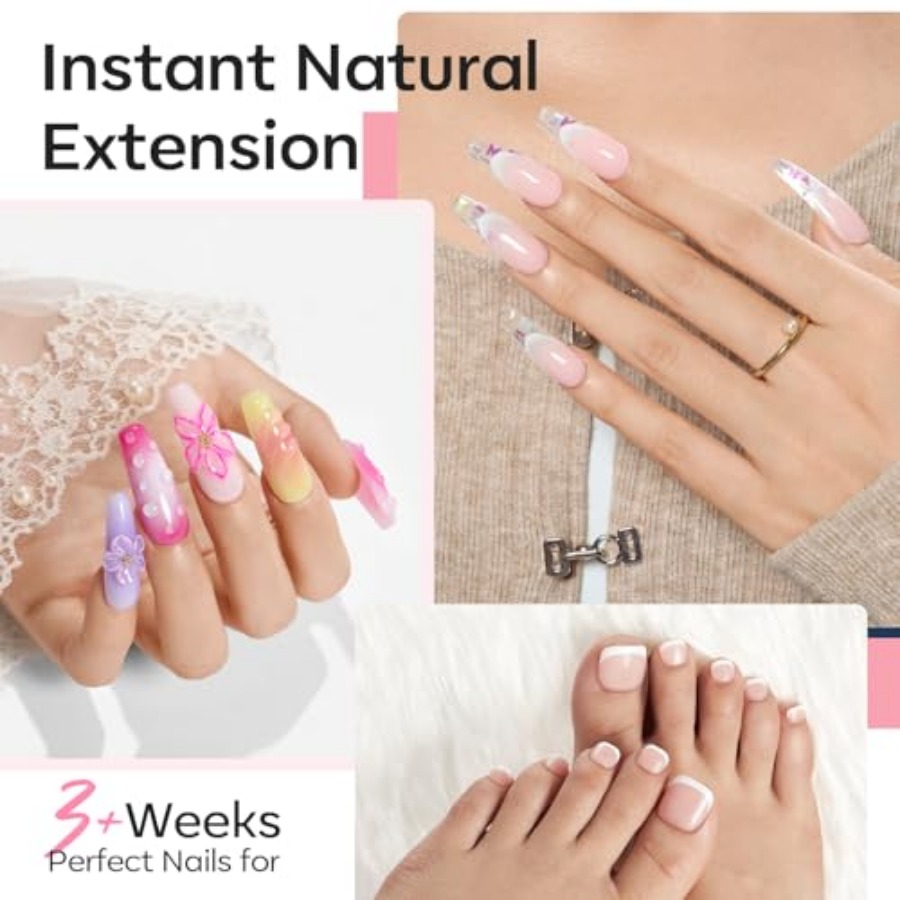 Kit de Unhas em Poly Gel com 3 - Polygel Nail Kit avaliação e preço