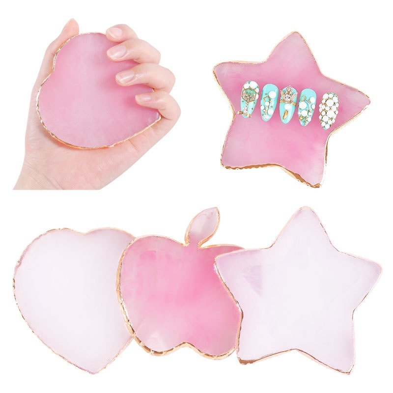 Paleta de pedra de ágata de re - Nail Art Vector avaliação e preço