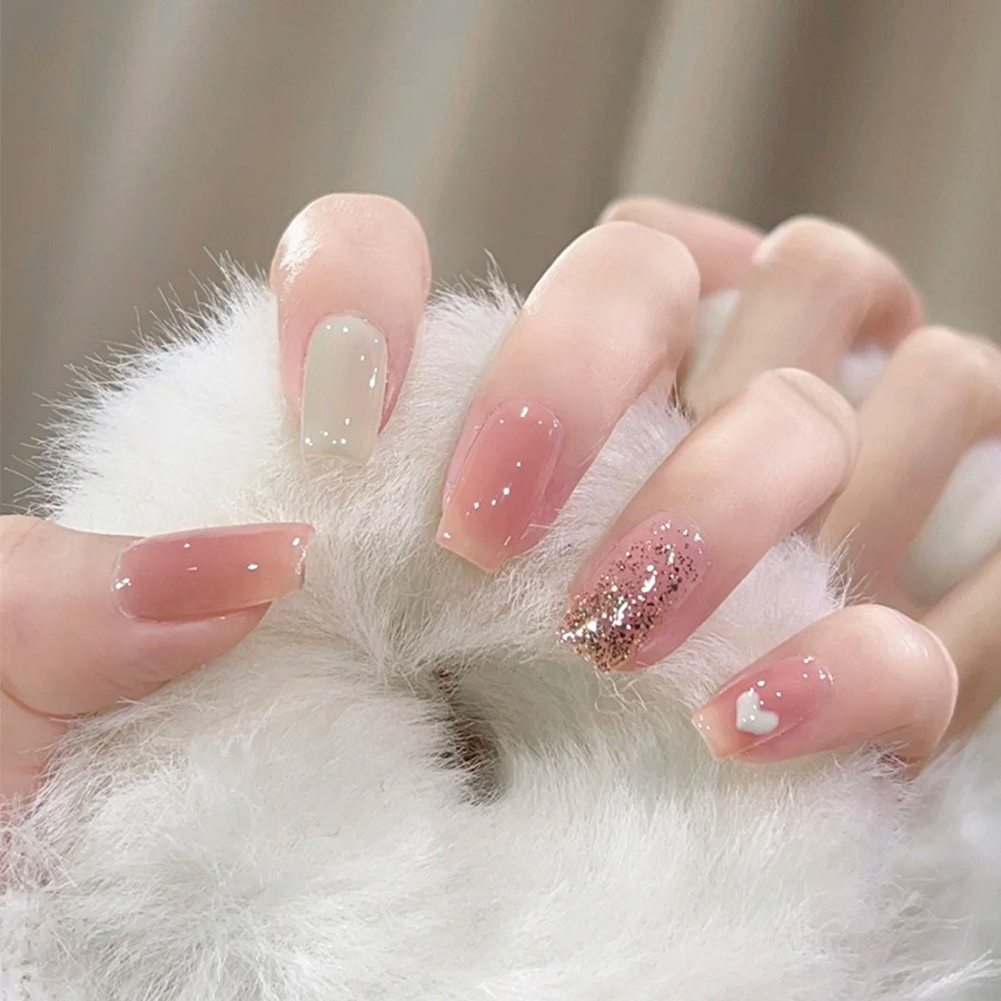 24 pçs/set curto médio unhas f - Nail Art Design avaliação e preço
