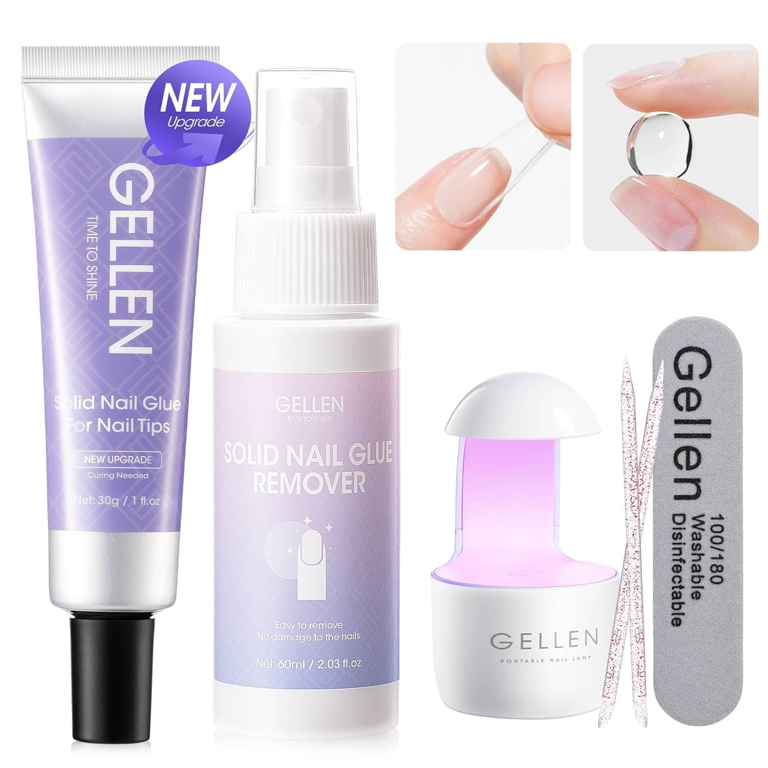GELLEN 30g Polygel Cola para U - Polygel Nail Kit avaliação e preço