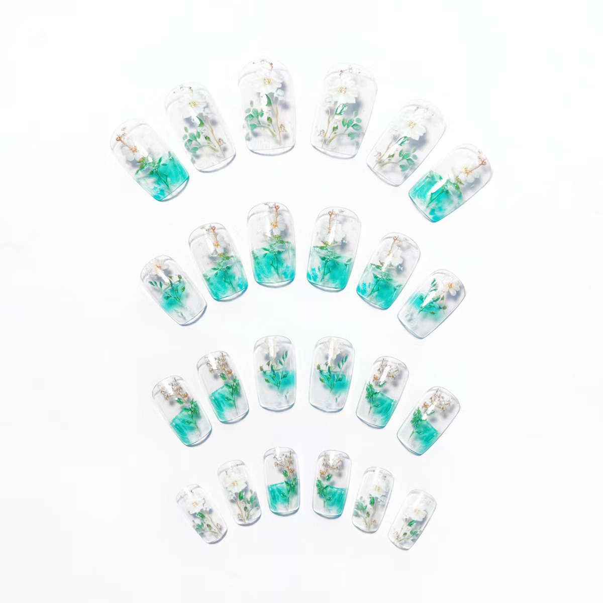 Unhas postiças médias para mul - Nail Art Design avaliação e preço