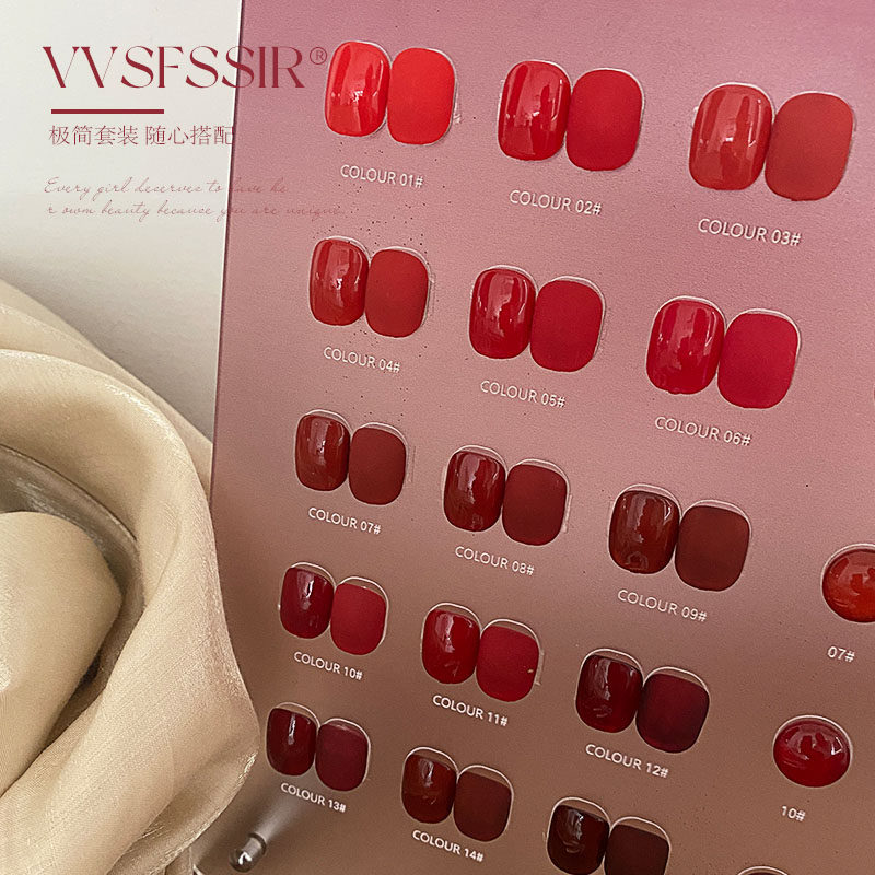 Conjunto de Esmalte em Gel Ver - Nail Art Red Cherry avaliação e preço
