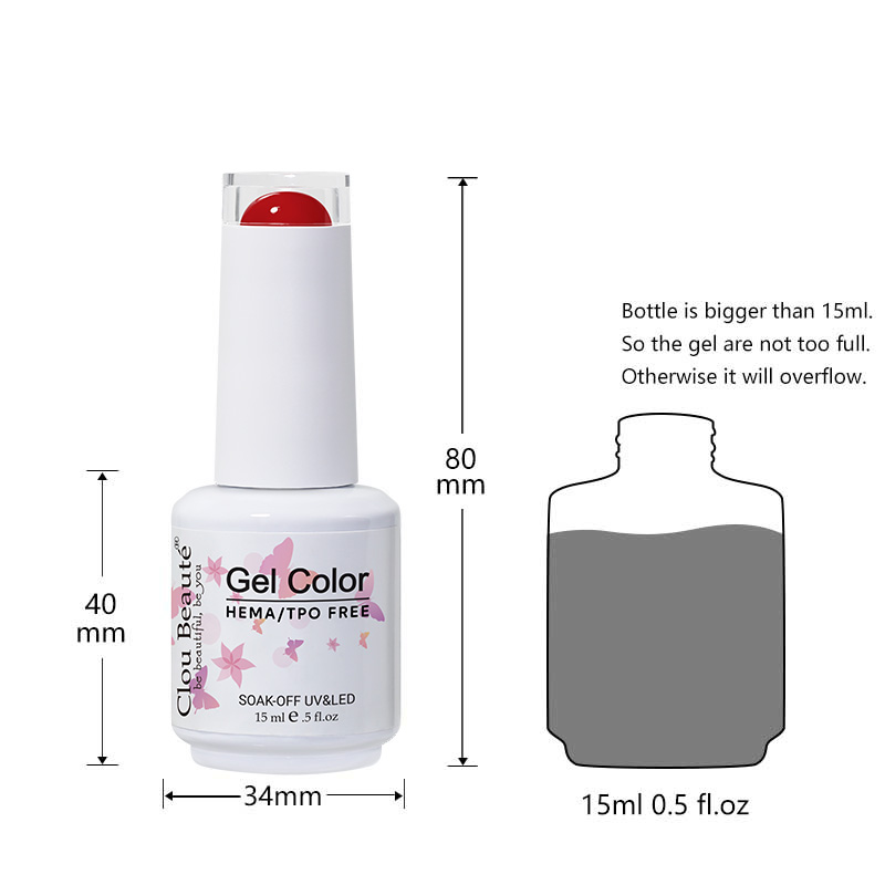 Esmalte em Gel Vermelho Clássi - Nail Art Red Cherry avaliação e preço