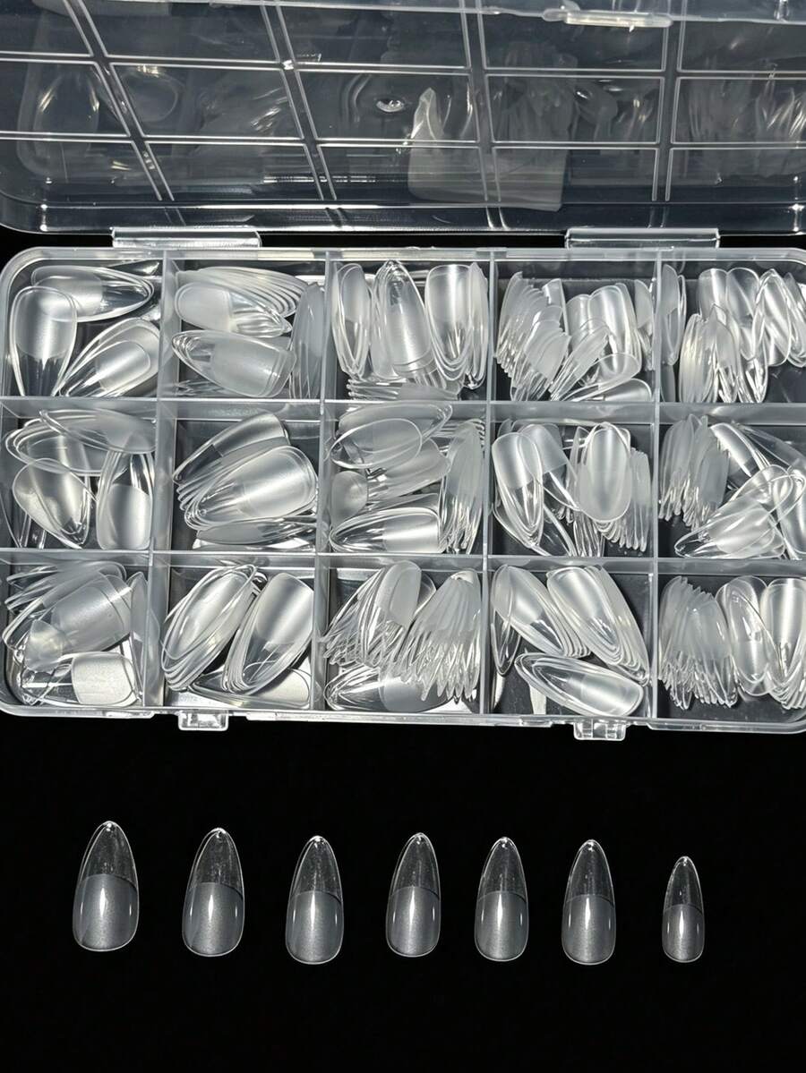 330 peças de unhas postiças cu - Nail Art Press On avaliação e preço