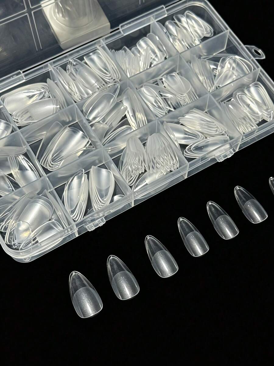 330 peças de unhas postiças cu - Nail Art Press On avaliação e preço